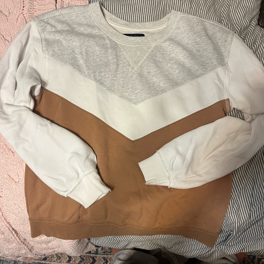 Abercrombie soft af fleece crew neck